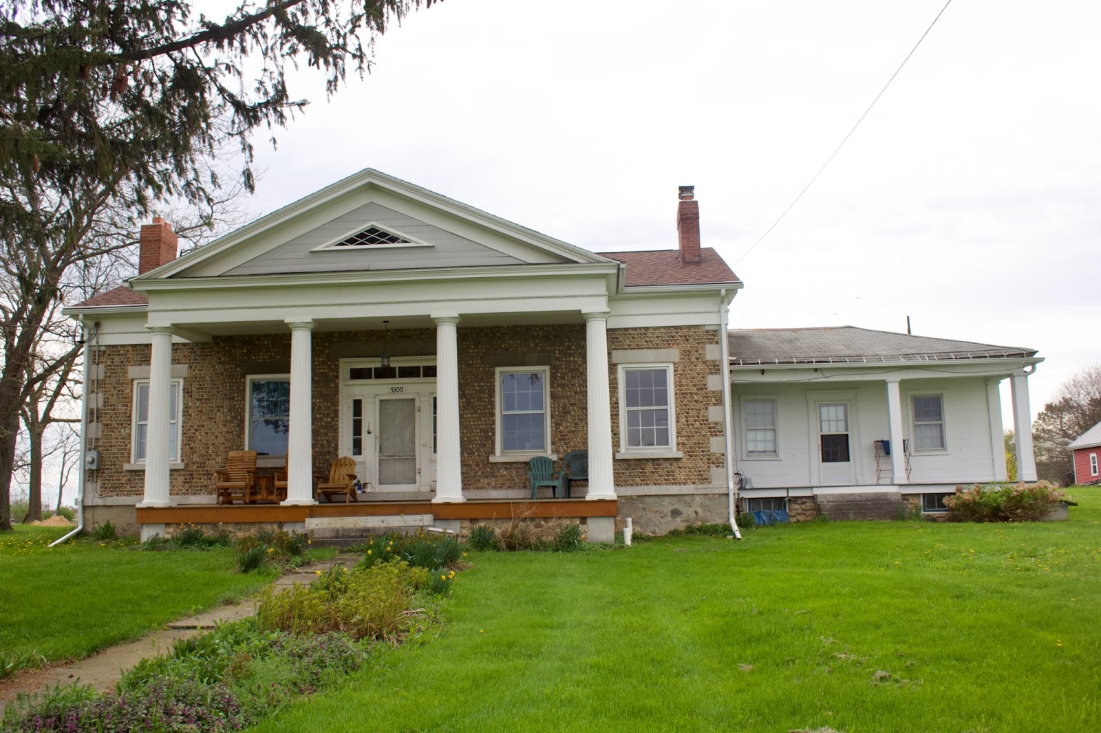 Levi Barden house, 5300 Wabash Road